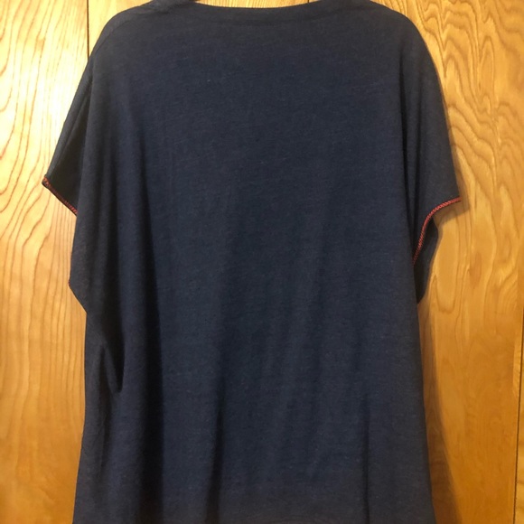 Embroidered Notch Neck Blouse - Picture 3 of 3